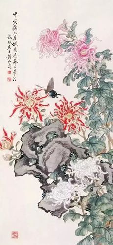 文化生活：文化随笔：齐白石、黄寿山画菊1、