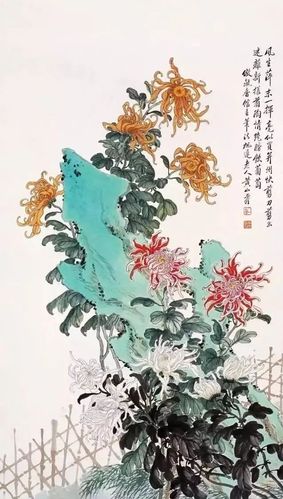 文化生活：文化随笔：齐白石、黄寿山画菊5、