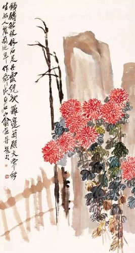 文化生活：文化随笔：齐白石、黄寿山画菊9、