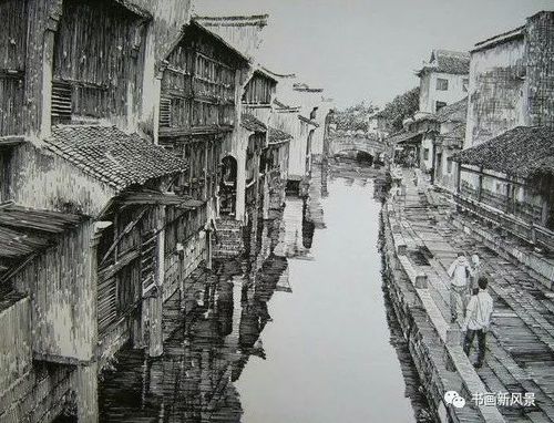 文化生活：文化随笔：马国斌钢笔画6、