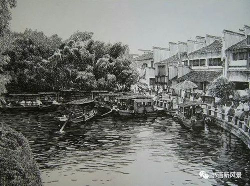 文化生活：文化随笔：马国斌钢笔画8、