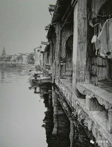 文化生活：文化随笔：马国斌钢笔画12、