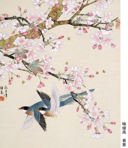 文化生活：文化随笔：名家画春10、、