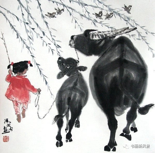 文化生活：文化随笔：张广画牛3、