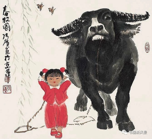 文化生活：文化随笔：张广画牛5、