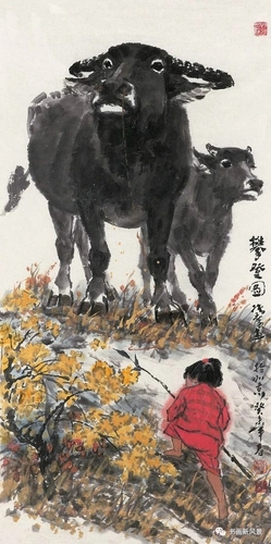 文化生活：文化随笔：张广画牛6、