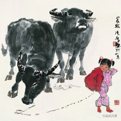 文化生活：文化随笔：张广画牛7、