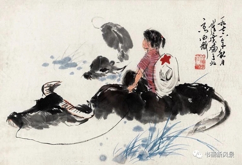 文化生活：文化随笔：张广画牛12、
