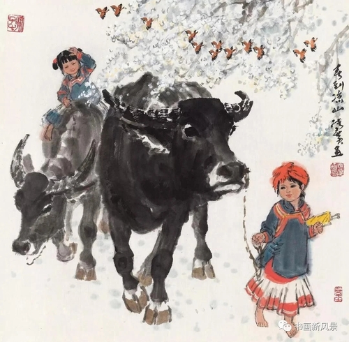 文化生活：文化随笔：张广画牛13、