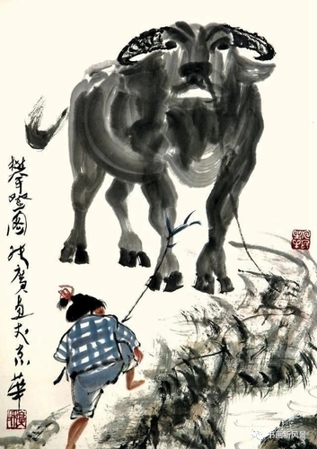 文化生活：文化随笔：张广画牛15、