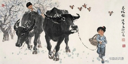 文化生活：文化随笔：张广画牛16、